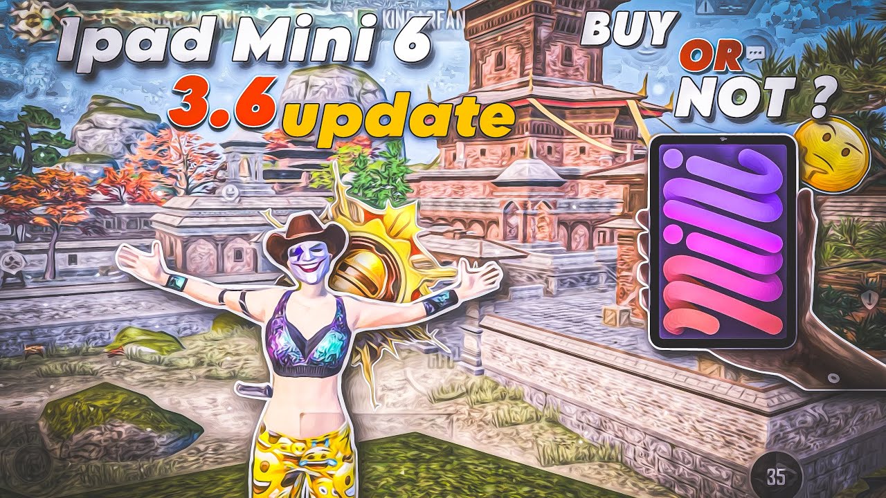 Ipad Mini 6 PUBG Test | Buy Or Not In 2025 ? ❤️ | New Update 3.6 🔥