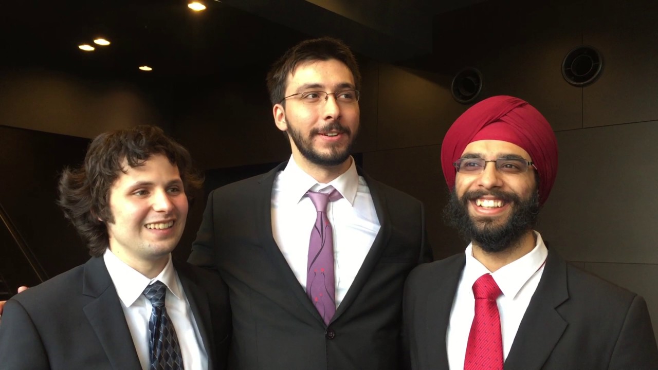 International students at graduation ceremony 2017