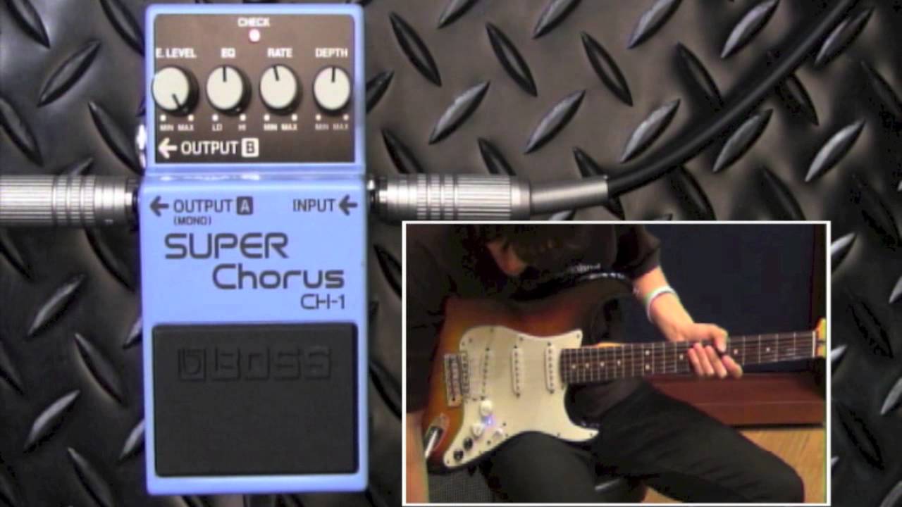 【試奏動画】BOSS CH-1 SUPER Chorus 【BOSS COMPACT PEDAL 100th ANNIVERSARY!!】