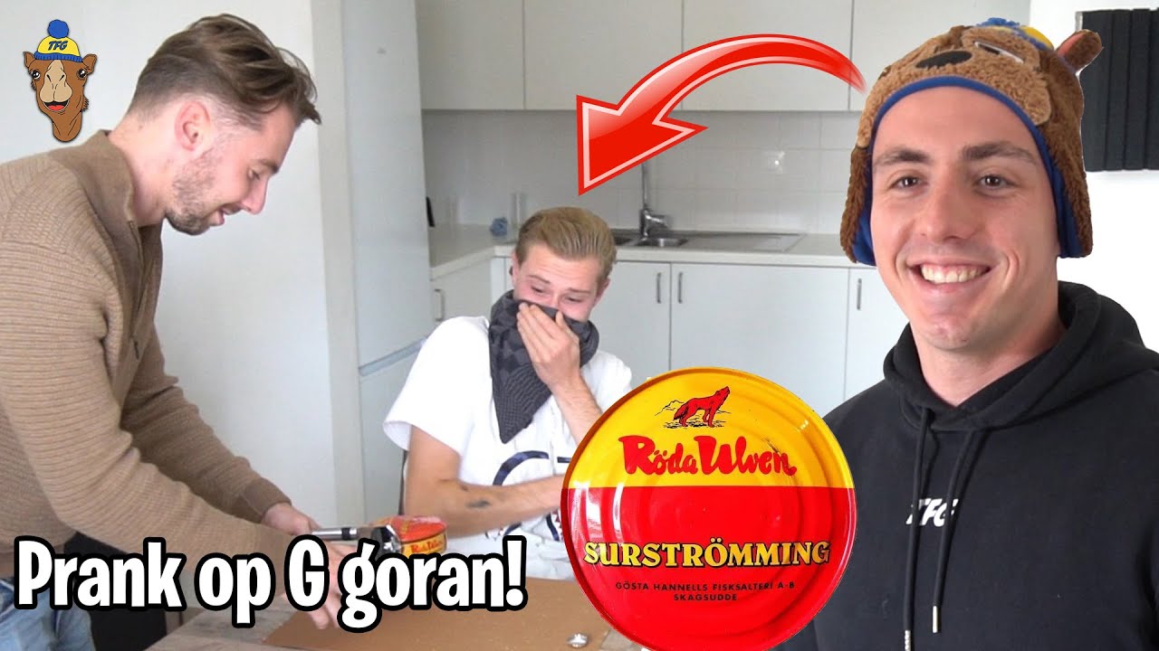 Surströmming prank op G goran gin VOLLEDIG FOUT! NL ondertiteling