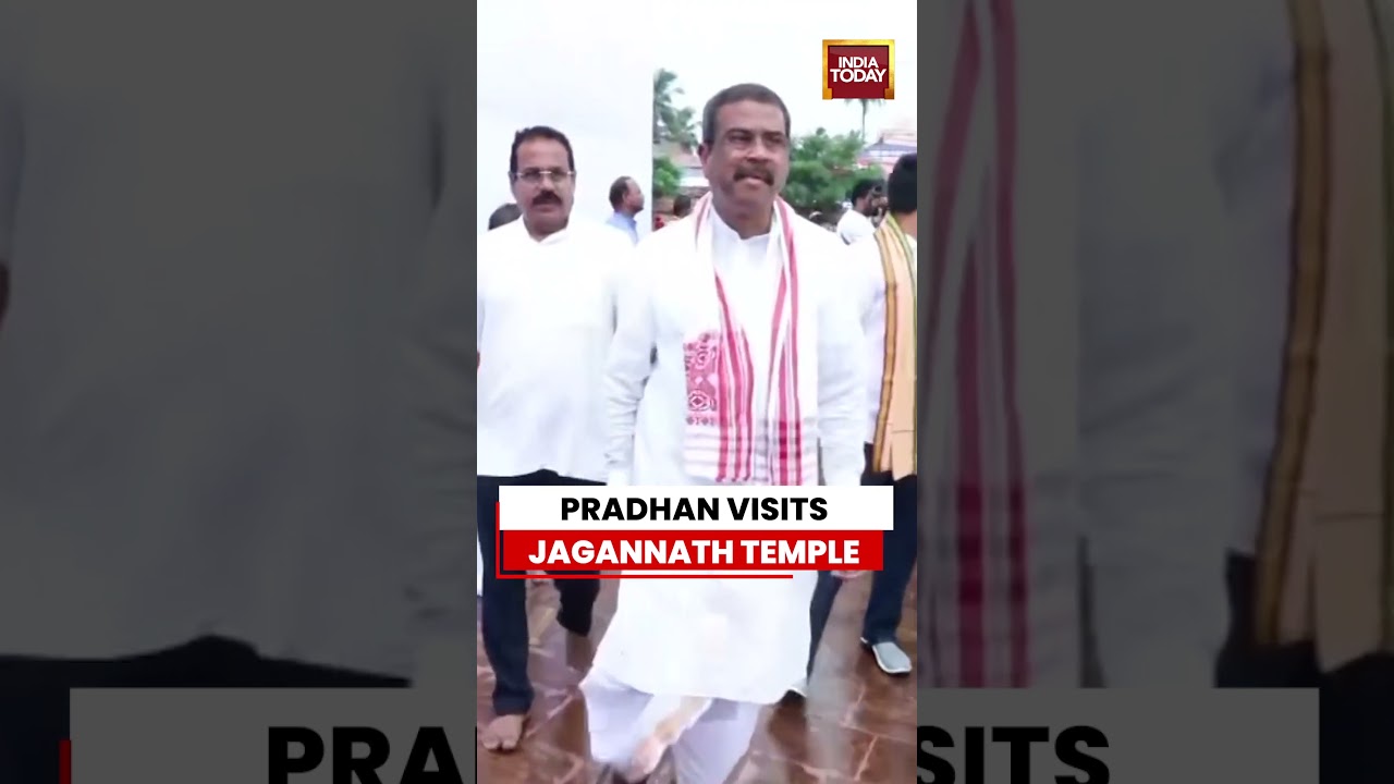 Dharmendra Pradhan Offers Prayers At Puri's Jagannath Temple Ahead Of Rath Yatra