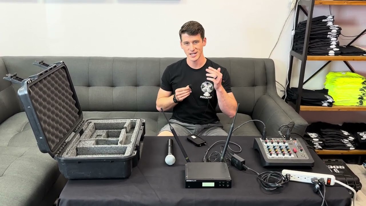 Setting Up Shure BLX Wireless Microphone - Body Pack