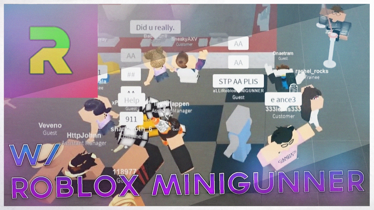 Exploiting at Sizzleburgers w/ Roblox Minigunner! I ROBLOX Exploiting #41