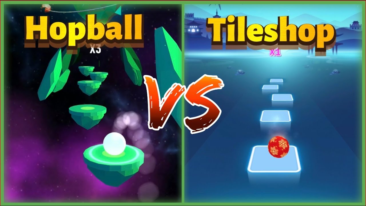 HOP BALL VS TILES HOP | ATTENTION | LOVELY | Endlessmode