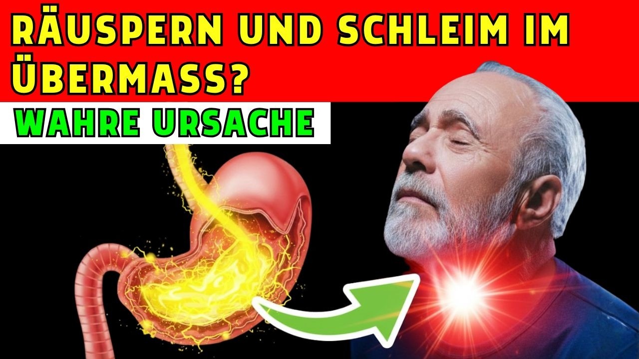 Schleim im Hals verschwindet nicht? Das sind die 5 häufigsten Ursachen