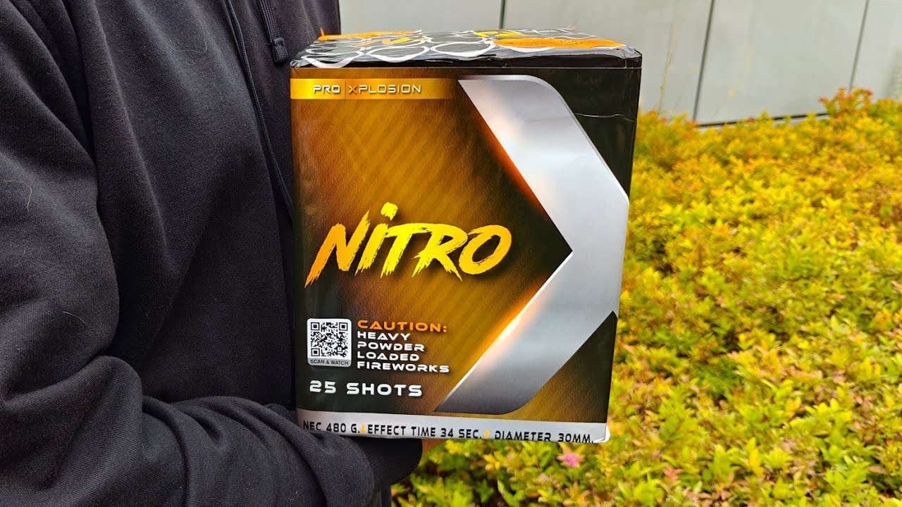 Pyroshine NITRO Takich wyrzutni potrzebujemy, kosa! D25S-F2S330G - 25 shots, kaliber 30mm 