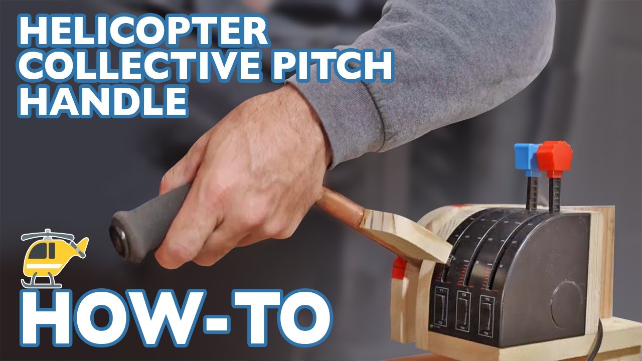 CUSTOM Helicopter collective pitch handle for flight simulators
