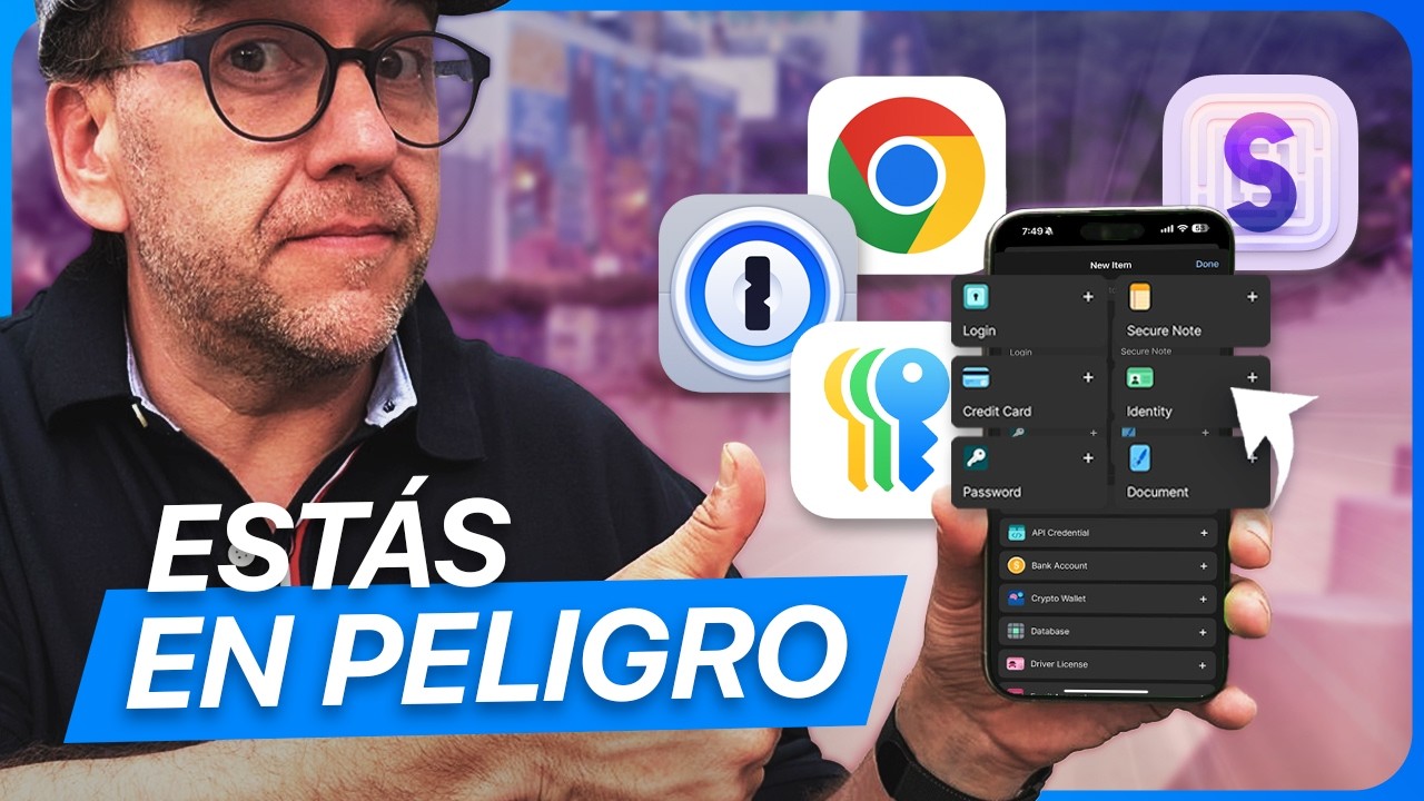 &iquest;Cu&aacute;l es la MEJOR app para GUARDAR CONTRASE&Ntilde;AS? Mis 4 favoritas