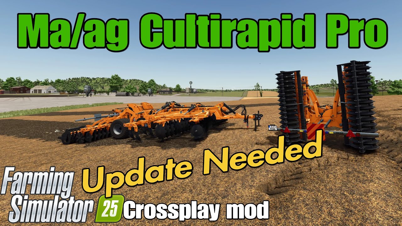 Ma/ag Cultirapid Pro / FS25 crossplay mod