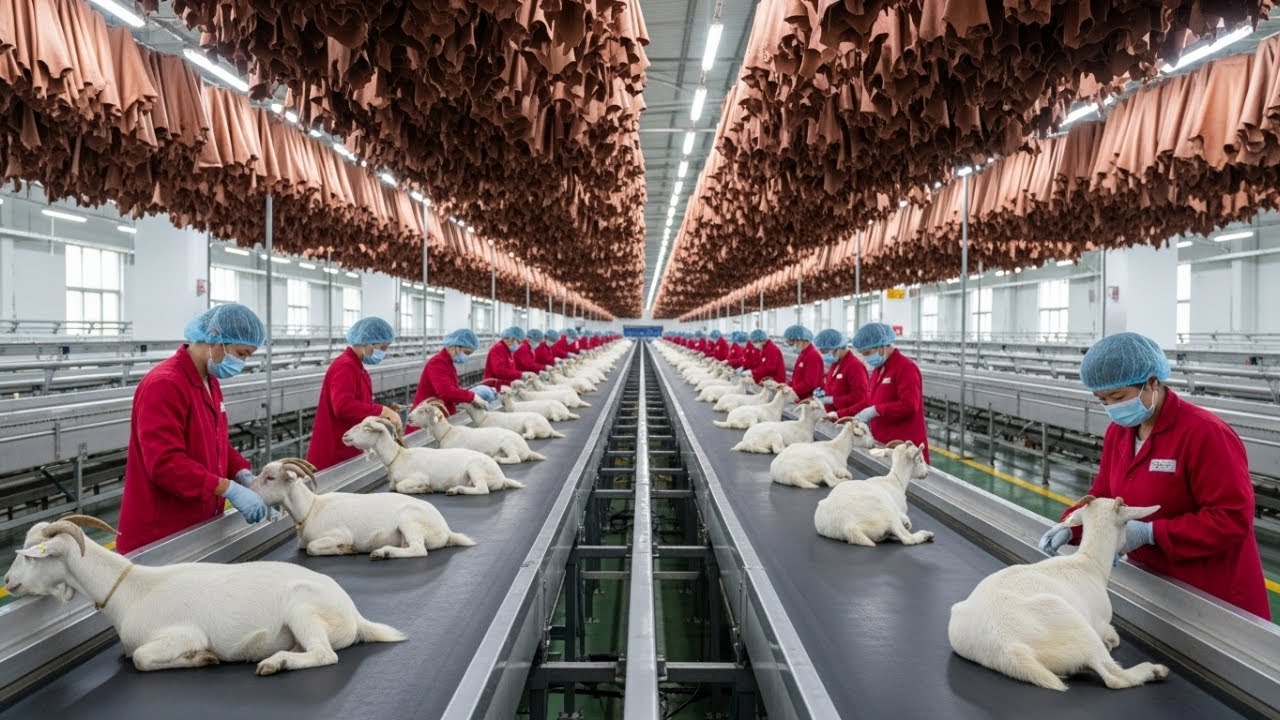 Inside the Goat Leather Factory: From Farm to Luxury Boots (Full Process)