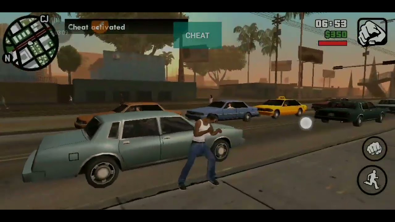 Como usar códigos no GTA San Andreas de celular 2025
