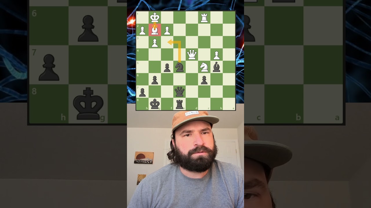 Эффектный блиц-мат #шахматы #шахматнаяголоволомка