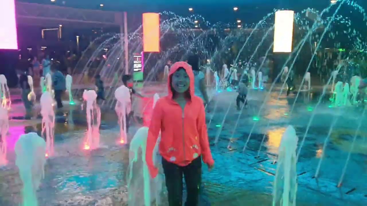 MAIN BASAH-BASAHAN DI AEON MALL SERPONG-WATER FOUNTAIN SHOW