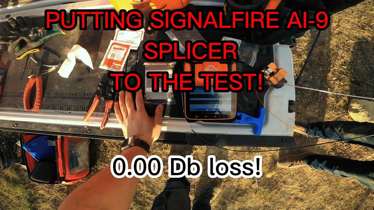FUSION SPLICE+AERIAL FIBER OPTIC DROP