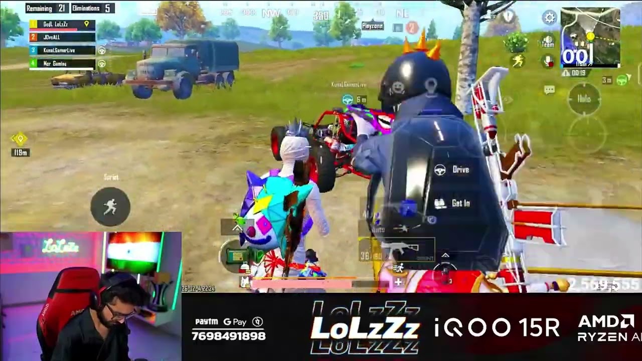 CLASSIC HACKER ❌ ESPORTS PLAYER 😈 | ULTIMATE ROYAL DOMINATION |BGMI LIVE | Lolzzz gaming live