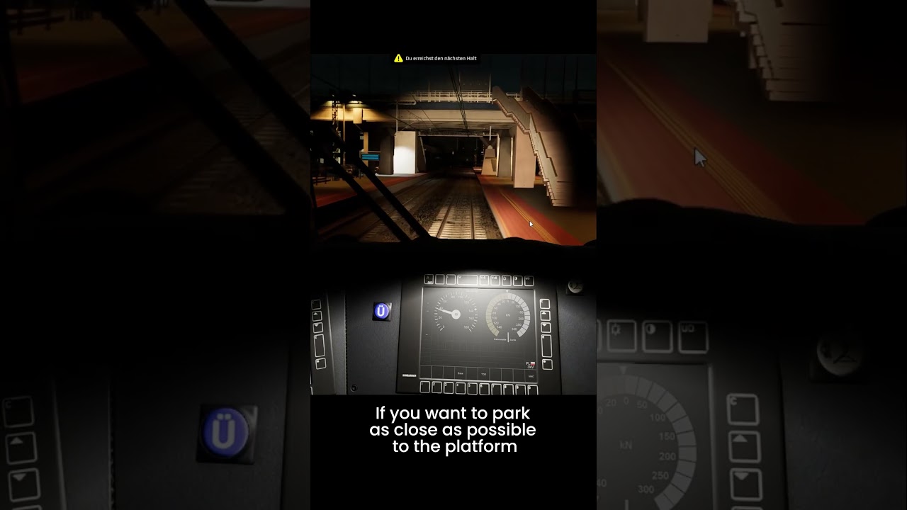SimRail: New way to arrive the platform? #Simrail #gaming