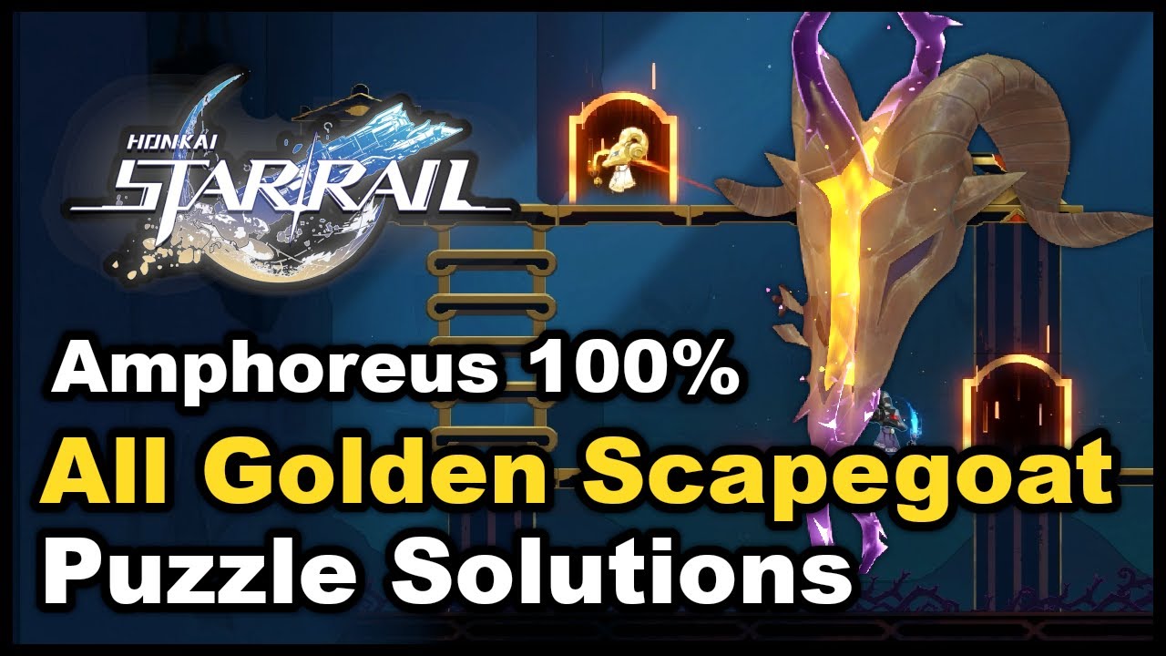 Honkai Star Rail - All Golden Scapegoat Puzzle Solutions (Amphoreus 100%)