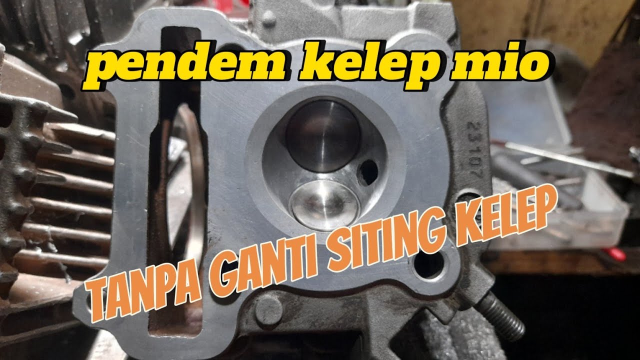 apakah bisa.. mio pakai klep shogun   tanpa ganti siting kelep.. haya di sekrap saja..#otomotif