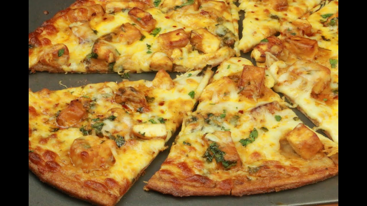 WHOLE WHEAT BUTTER PANEER PIZZA  -THIN CRUST  BUTTER PANEER PIZZA-MAKHAN PANEER PIZZA
