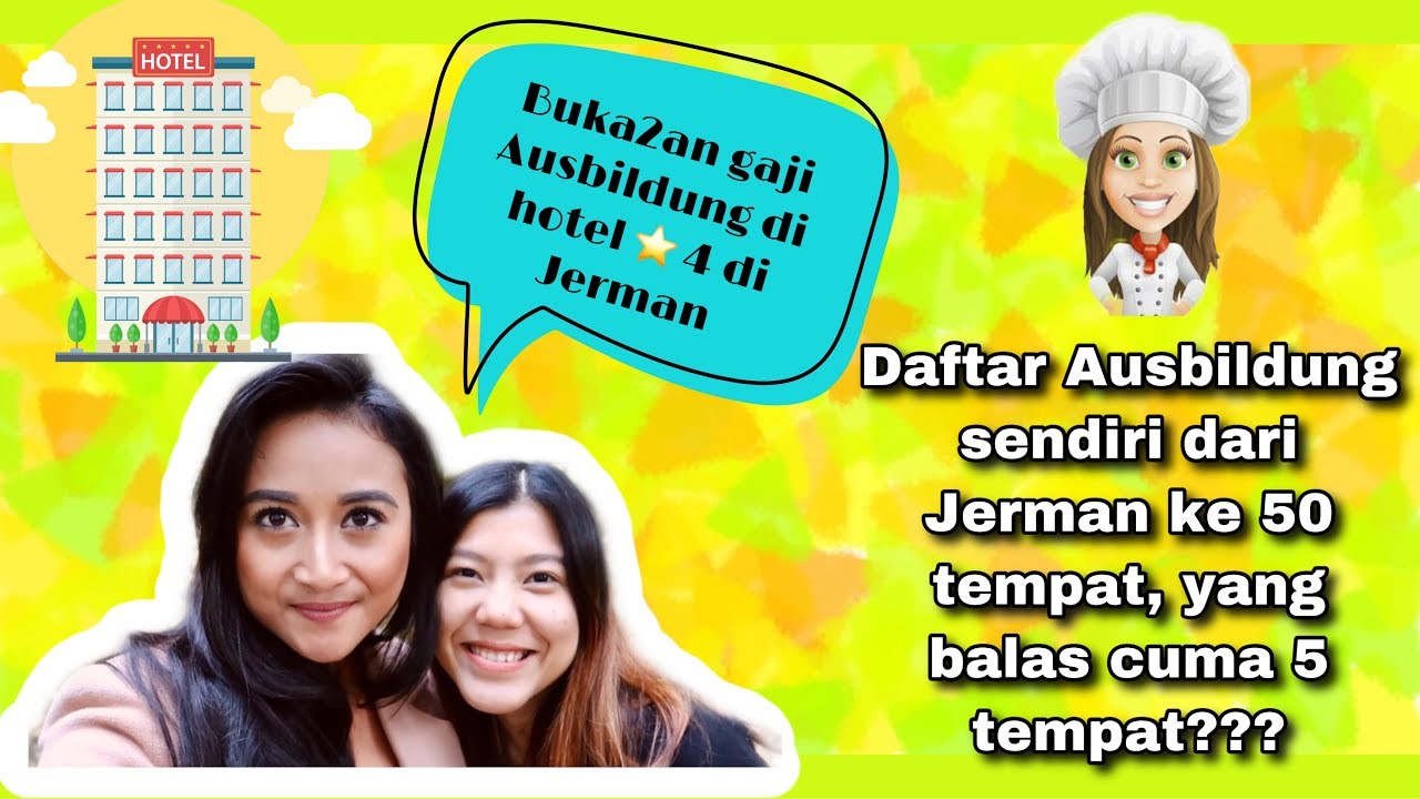 Daftar Ausbildung di hotel bintang 4 langsung di Jerman | Gaji Ausbildung di hotel ⭐️ 4 di Jerman