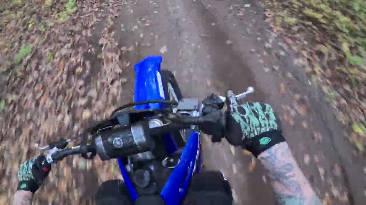 Yz250 twostroke on some trails 