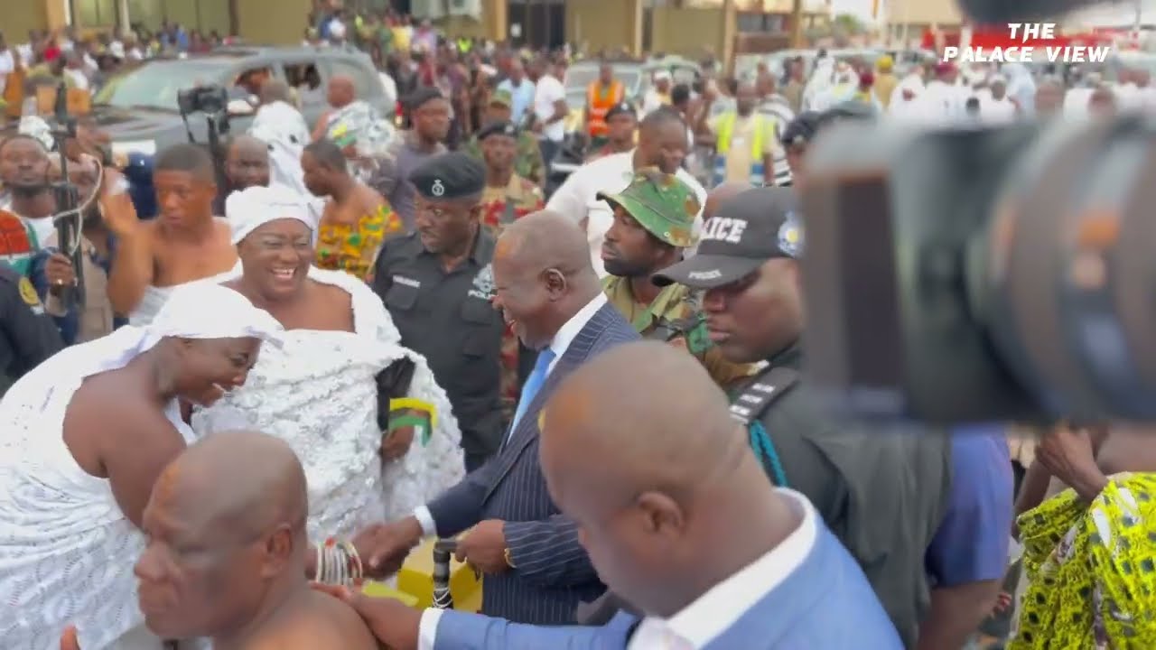 The Mage Welcome of  Otumfuo Osei Tutu II to kumasi after king Charles Coronation