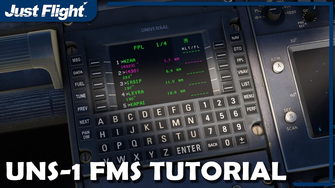 146 Professional MSFS v2 146 UNS1 Учебное пособие — Just Flight
