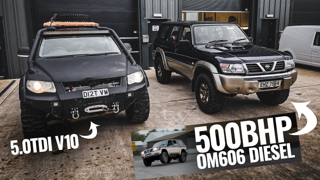500BHP OM606 Diesel Nissan Patrol! CAR SWAP REVIEW! @DieselPumpUK