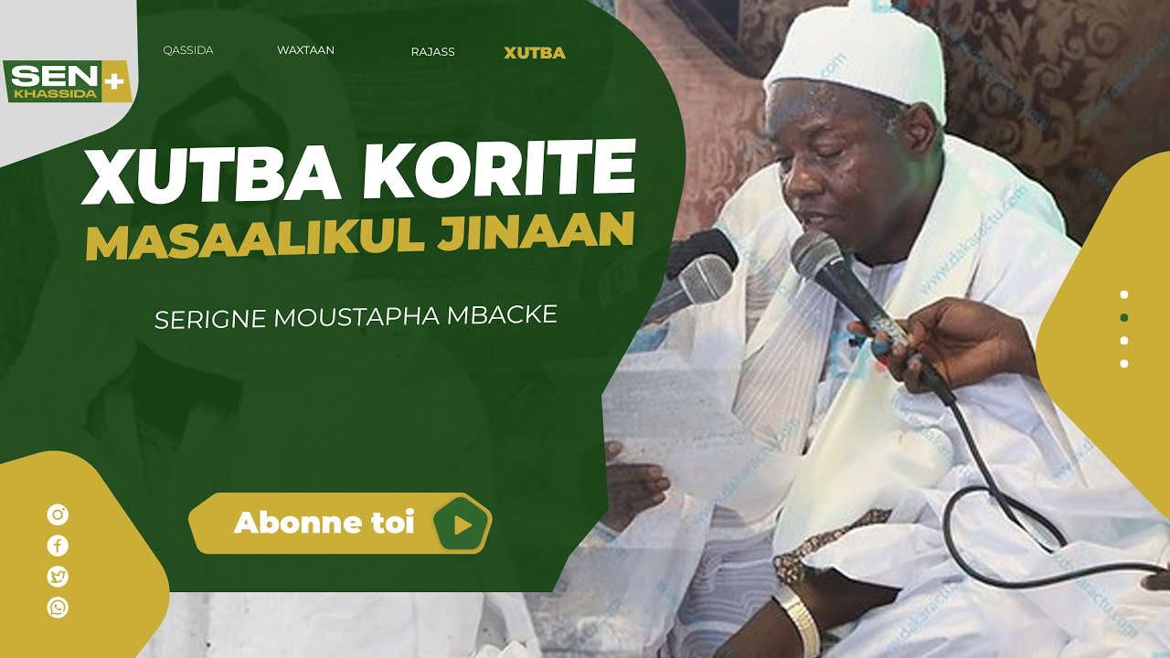 Xutba Korite 2025   Grande Mosque de Massalikul Jinan Dakar [Serigne Moustapha Mbacke]