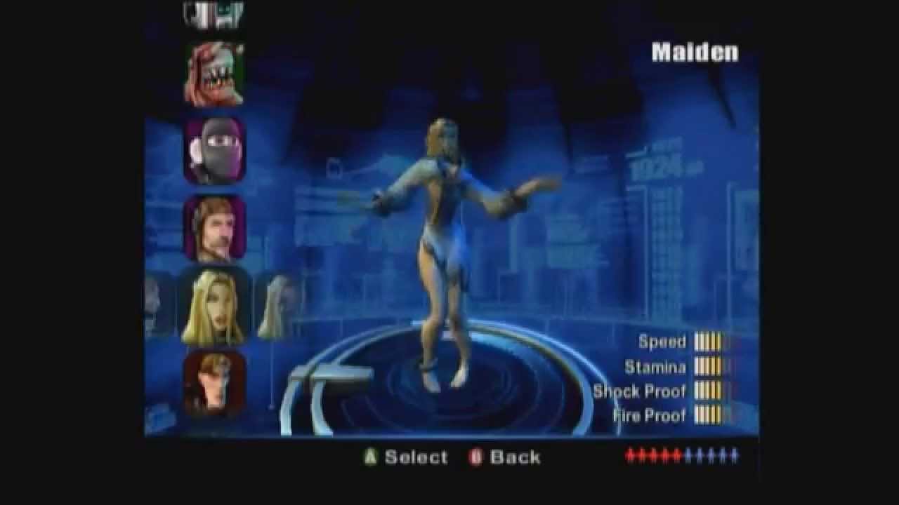 TimeSplitters Future Perfect: All the Characters with animations