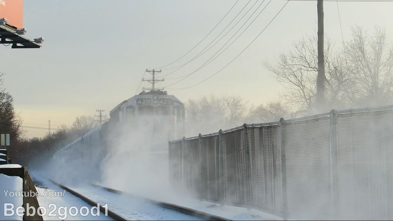 NJ Transit Bergen County Line Trains at Broadway (Fair Lawn), NJ RR