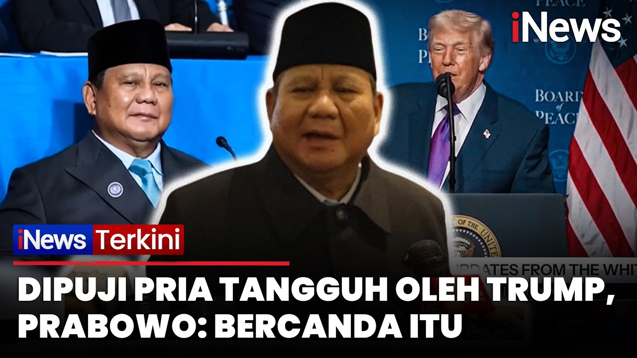 Respons Prabowo Dipuji Trump sebagai Pria Tangguh dan Tak Ingin Melawannya: Bercanda Itu