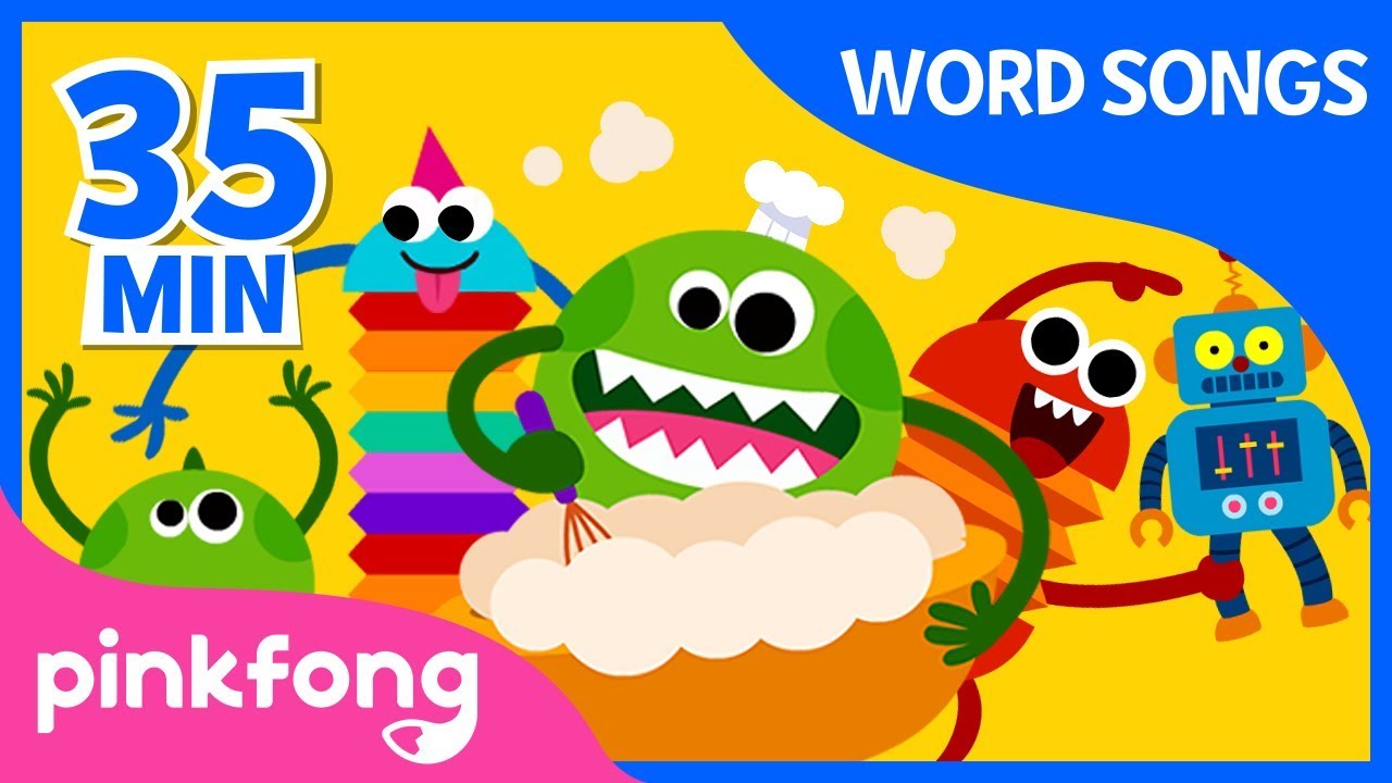 Foods and more | Word Songs | Learn Words | +Compilation | Pinkfong Songs for Children