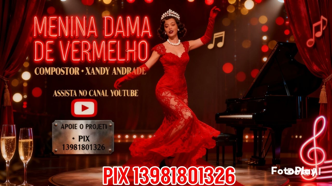 MENINA DAMA DE VERMELHO 