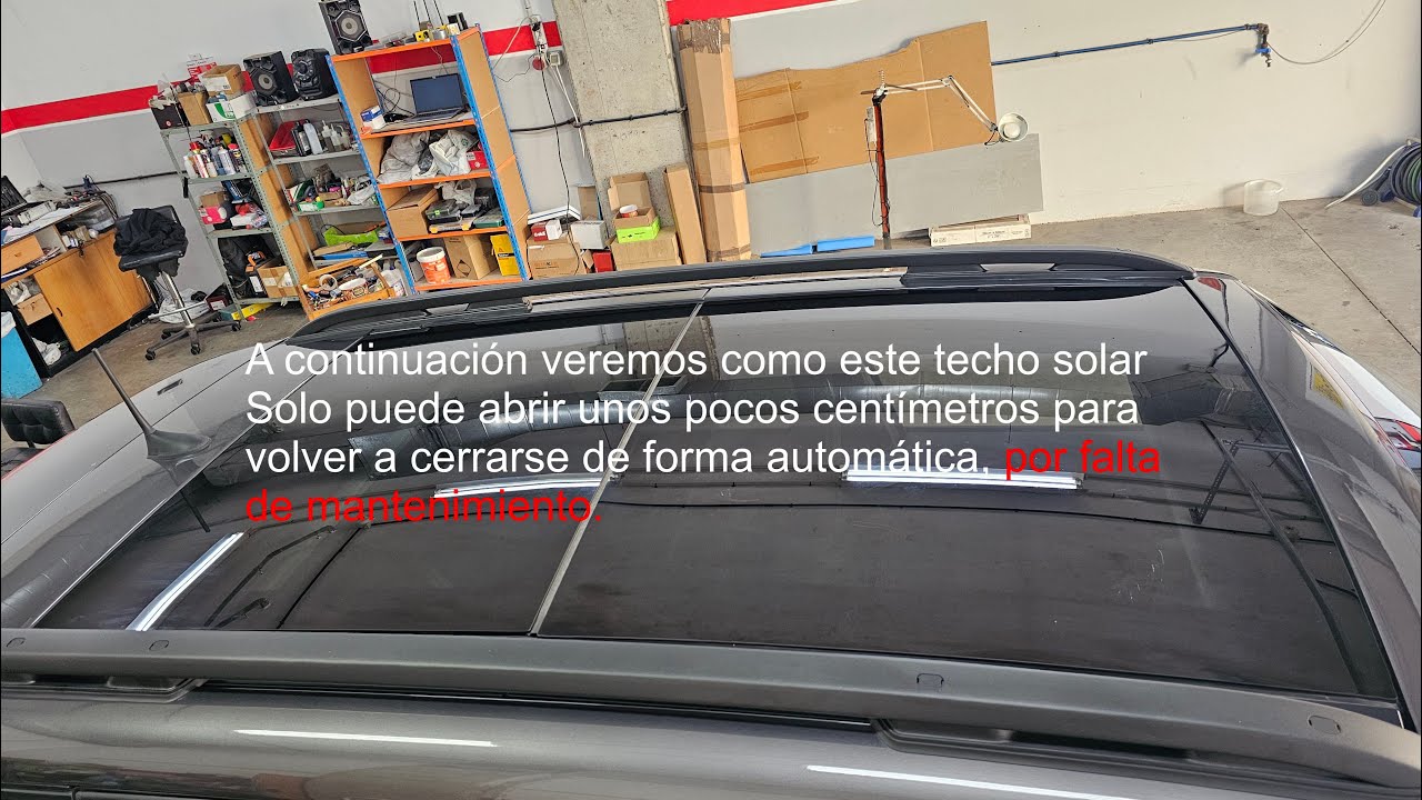 JEEP RENEGADE SUV  de 2019 desbloquear techo solar atascado en Canarias.