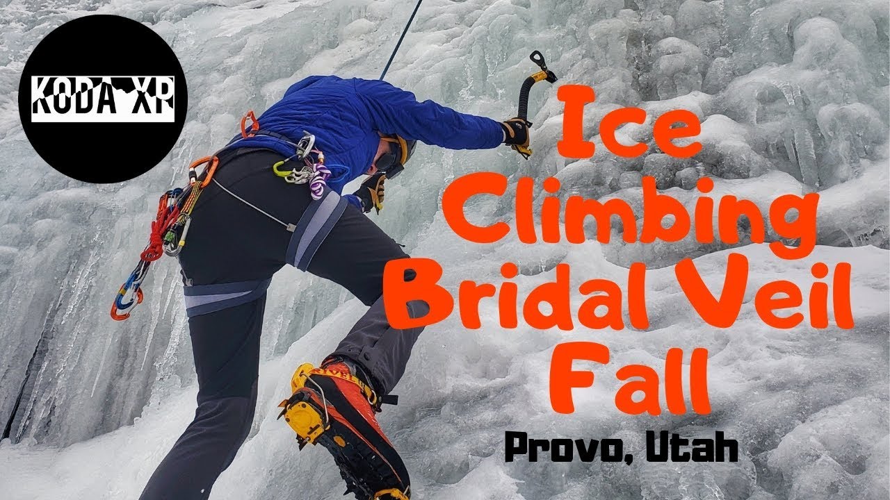 Utah's Most Popular Ice Climbing: Ice Climbing Bridal Veil Falls