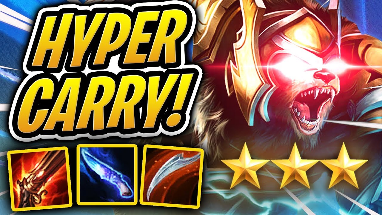 ⭐⭐⭐ 3 STAR HYPER CARRY VOLIBEAR - ABSOLUTE DESTRUCTION! | Teamfight Tactics | TFT | LoL Auto Chess