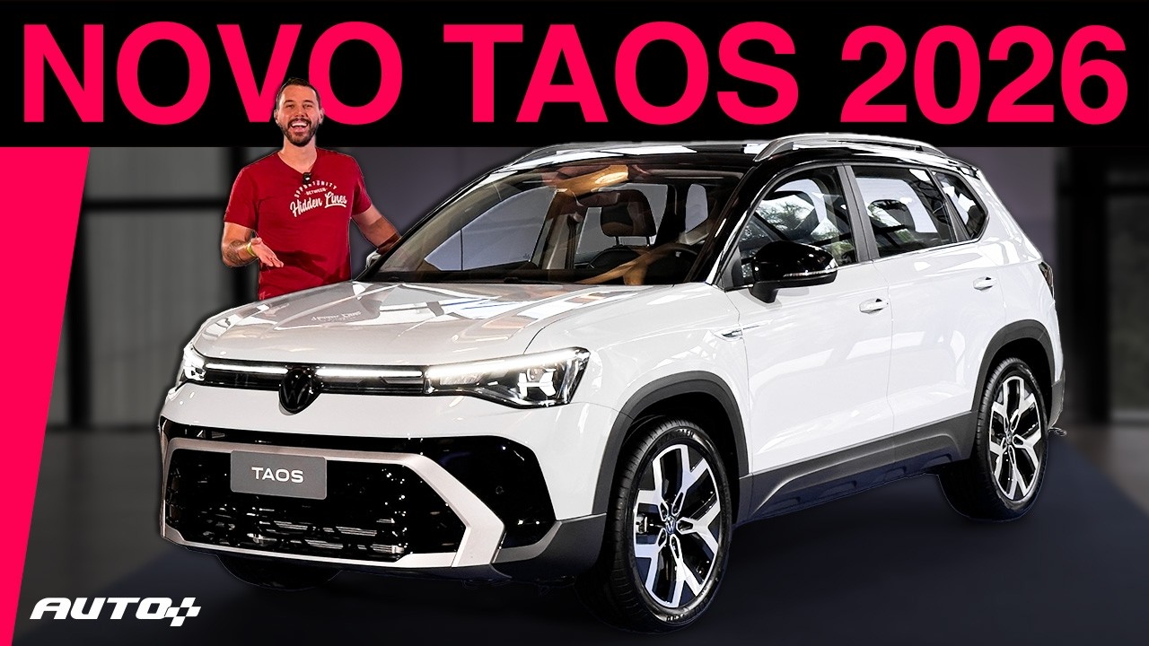 Novo TAOS 2026: Tudo o que Mudou no SUV da VOLKSWAGEN