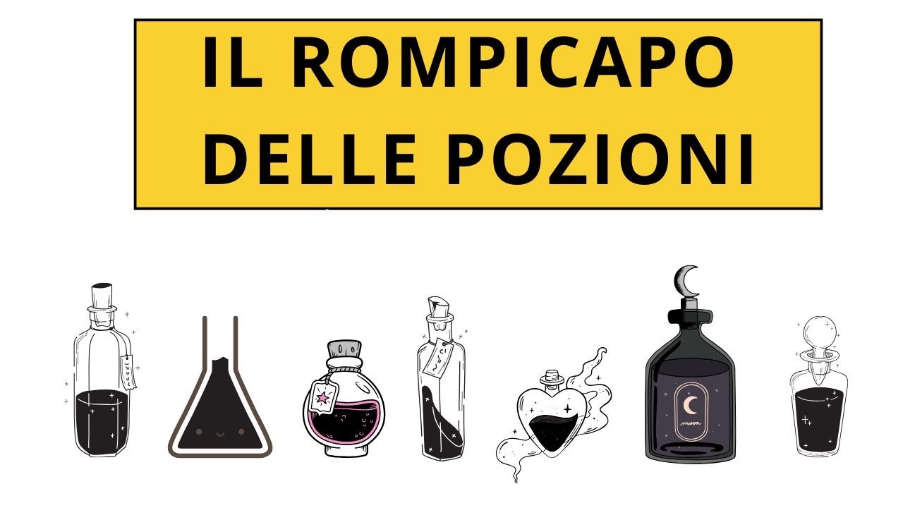 Il rompicapo delle pozioni proposto da Piton in Harry Potter e la pietra filosofale | Soluzione