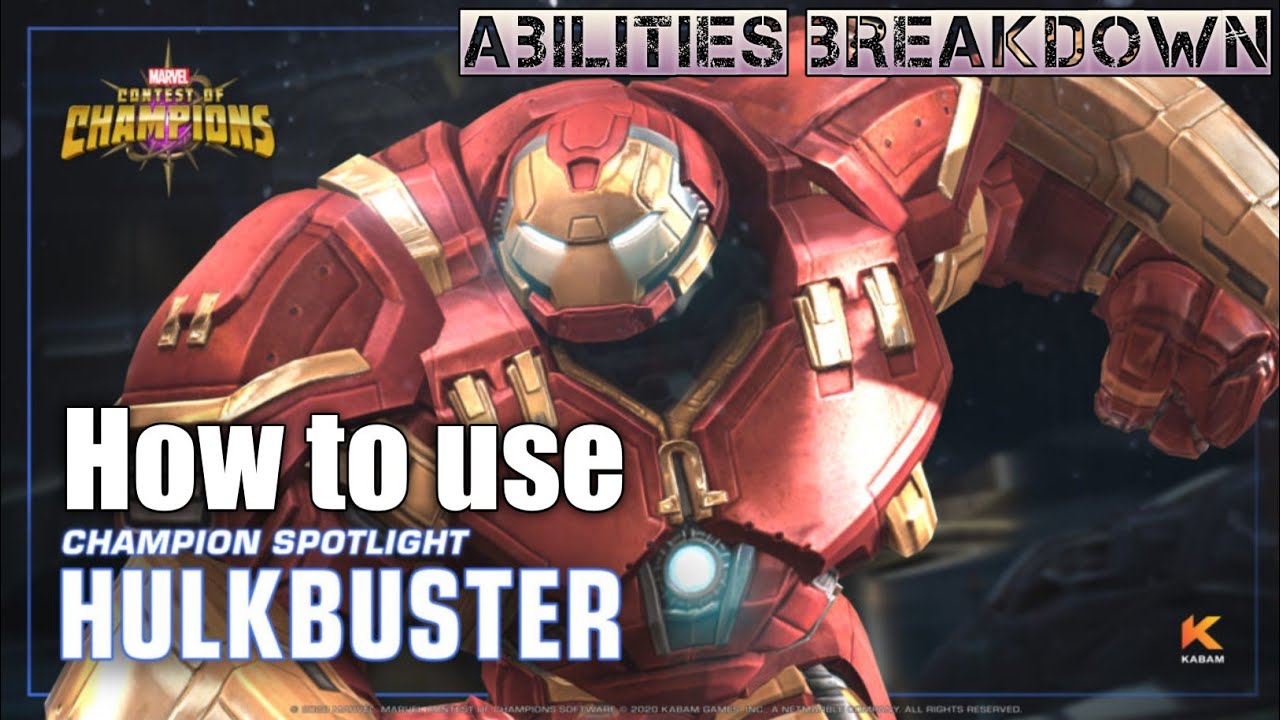 Как использовать Hulkbuster [Улучшенный] - Marvel Contest of Champions