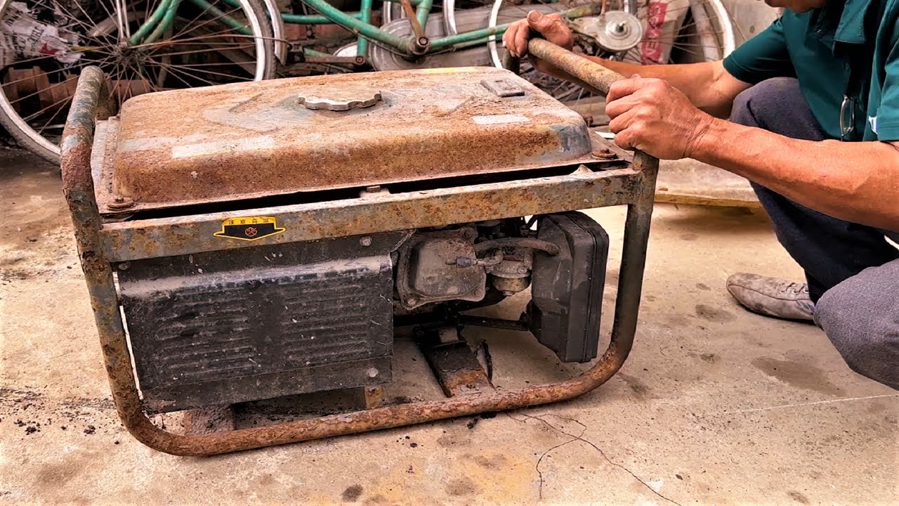 💡The Old Man Helped The Shop Owner To Repair The 5 5KW Generator // Restoration Rusted Old Generator