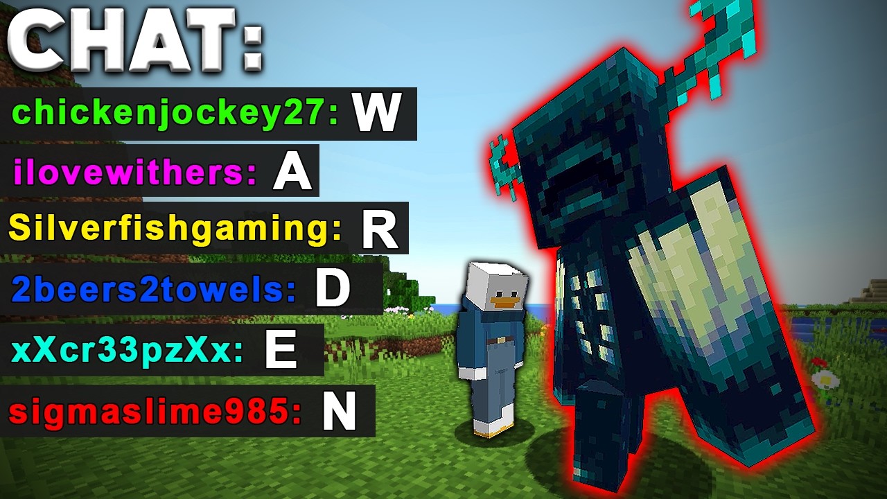 Minecraft, But Chat Can Spawn Mobs