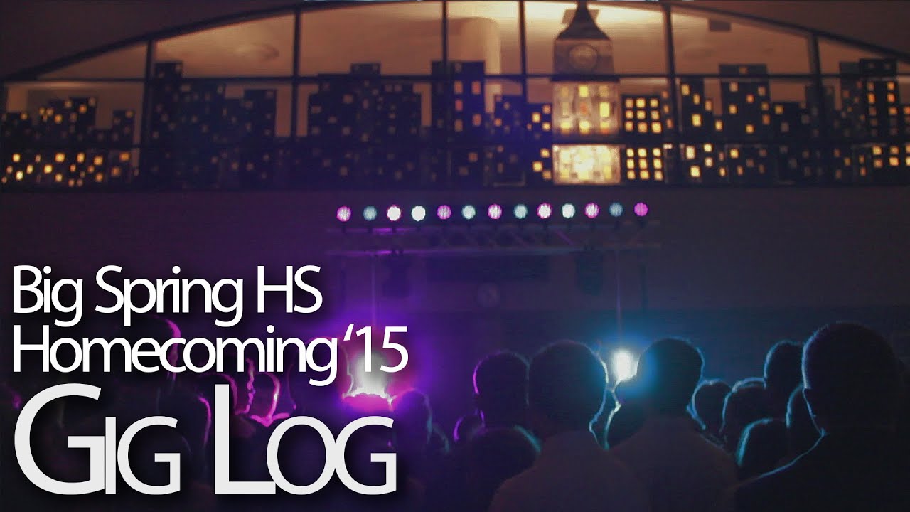 Big Spring High School Homecoming 2015 DJ Gig Log
