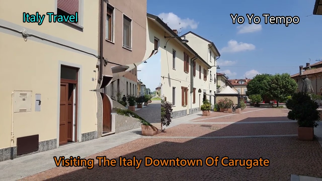 Visiting The Italy Downtown Of Carugate  - Italy Travel