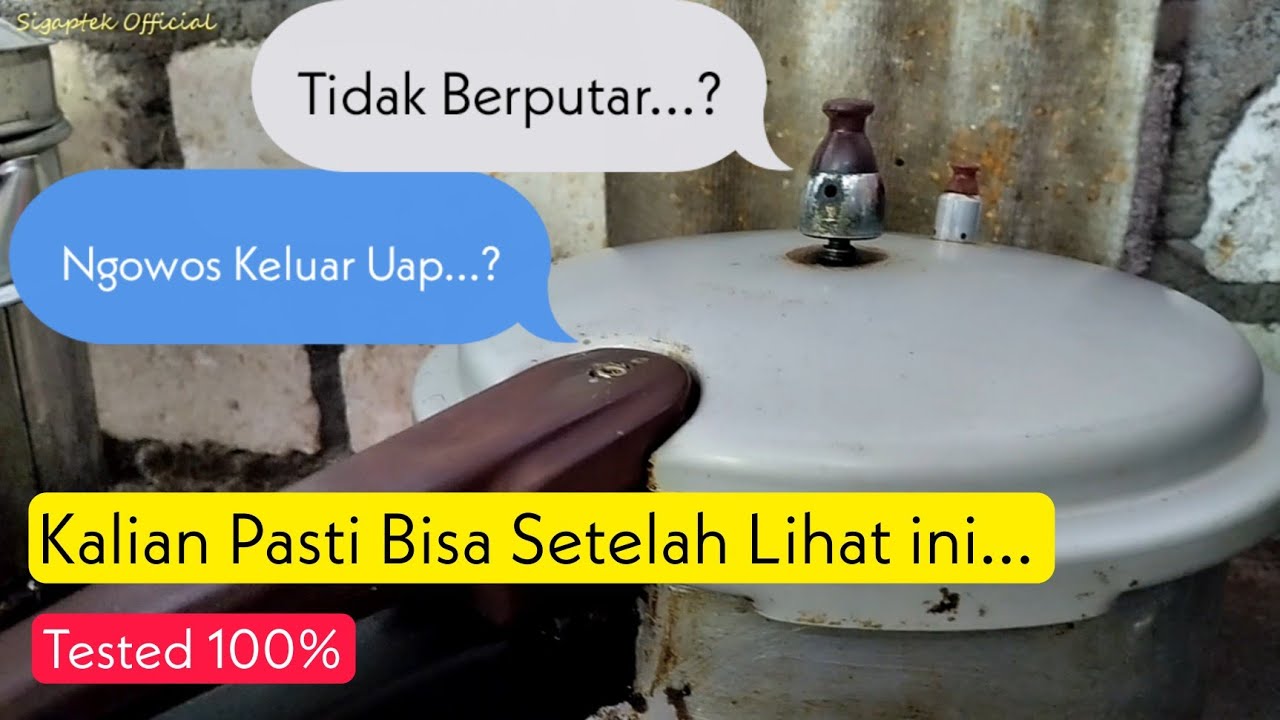 Cara Memperbaiki Presto yang Tidak Berbunyi dan Tidak Berputar Keluar Uap dari Gagang