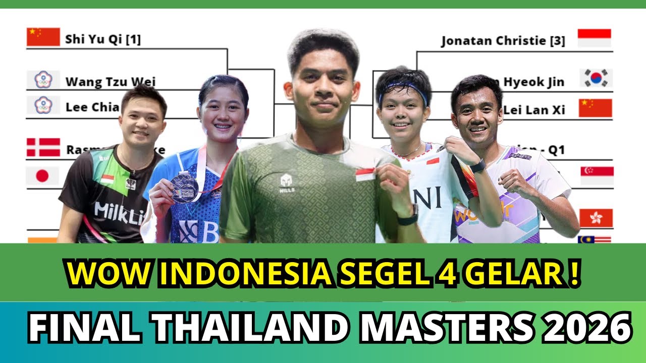 JADWAL FINAL THAILAND MASTERS 2026 HARI INI 