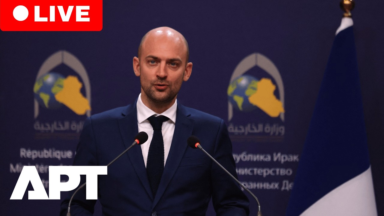 WATCH LIVE | France FM Barrot Speaks in Israel After Beirut Visit Amid Iran-Lebanon Ceasefire Push