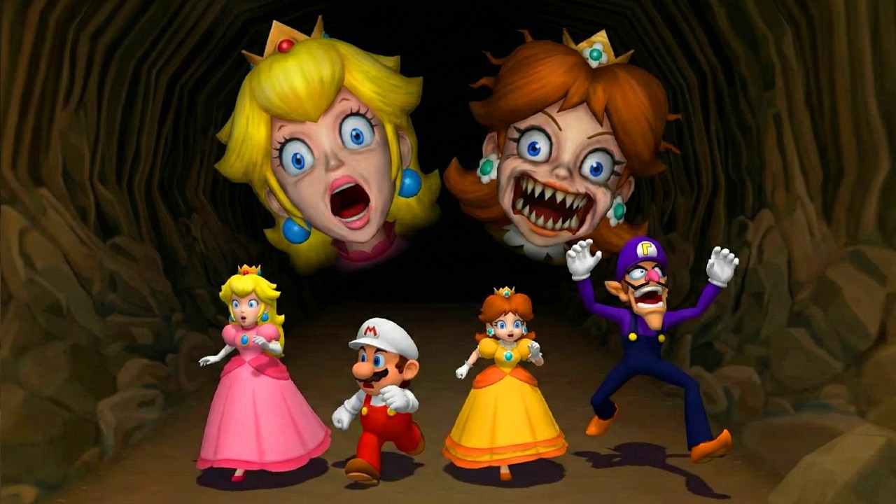 【マリオパーティ6】 昼夜のギミックで波乱万丈！ピーチVsマリオVsデイジーVsワルイージ (CPU最強)