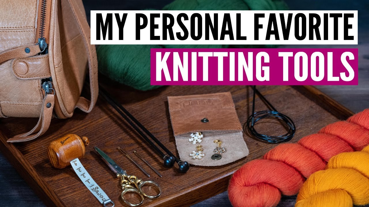 What's in my project bag? Essential knitting tools!
