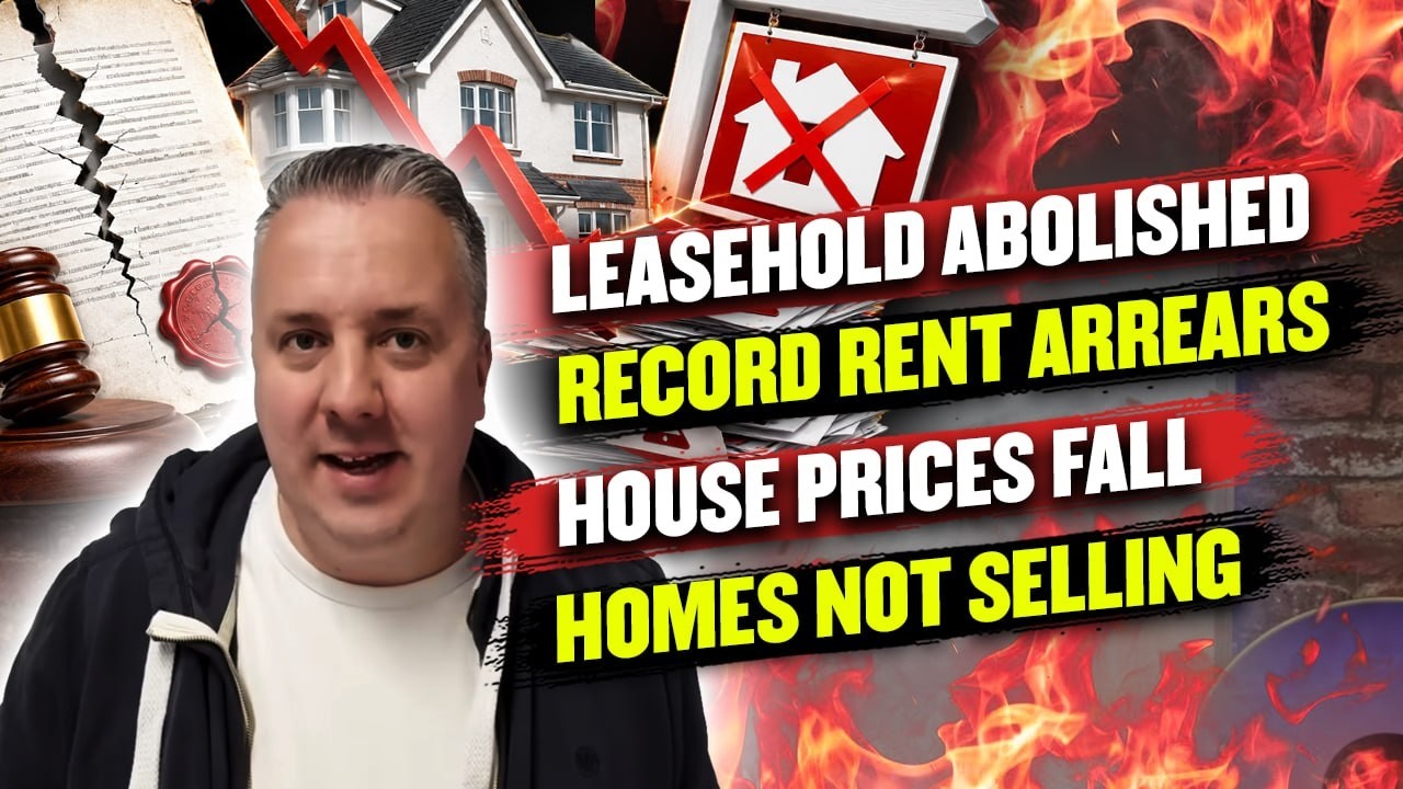 Property News - Leasehold ABOLISHED - Record Rent Arrears - House Prices Fall - Homes NOT Selling
